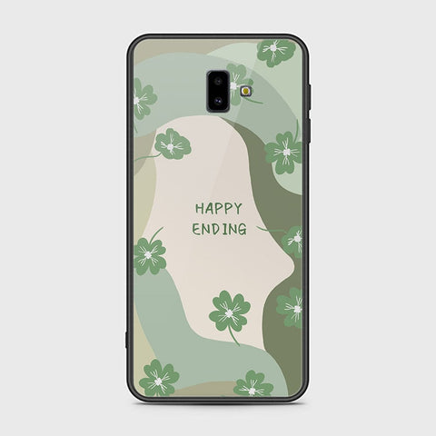 Samsung Galaxy J6 Plus 2018 Cover - Happy Series - HQ Ultra Shine Premium Infinity Glass Soft Silicon Borders Case