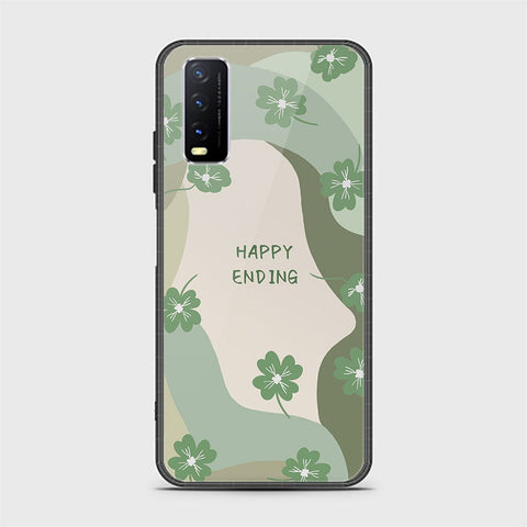 Vivo Y11s Cover - Happy Series - HQ Ultra Shine Premium Infinity Glass Soft Silicon Borders Case