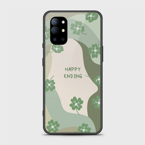 OnePlus 9R Cover - Happy Series - HQ Ultra Shine Premium Infinity Glass Soft Silicon Borders Case