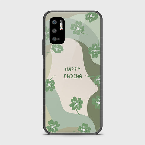 Xiaomi Redmi Note 10 5G Cover - Happy Series - HQ Ultra Shine Premium Infinity Glass Soft Silicon Borders Case