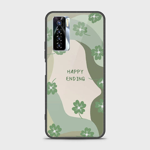 Tecno Camon 17 Pro Cover - Happy Series - HQ Ultra Shine Premium Infinity Glass Soft Silicon Borders Case