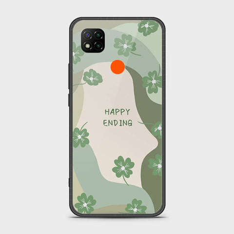 Xiaomi Redmi 9C Cover - Happy Series - HQ Ultra Shine Premium Infinity Glass Soft Silicon Borders Case