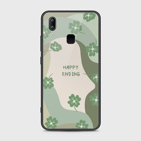 Vivo Y85 Cover - Happy Series - HQ Ultra Shine Premium Infinity Glass Soft Silicon Borders Case