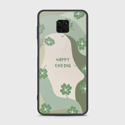 Xiaomi Redmi Note 9S Cover - Happy Series - HQ Ultra Shine Premium Infinity Glass Soft Silicon Borders Case