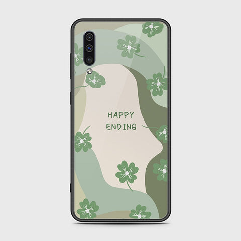 Samsung Galaxy A30s Cover - Happy Series - HQ Ultra Shine Premium Infinity Glass Soft Silicon Borders Case