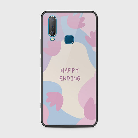 Vivo Y12 Cover - Happy Series - HQ Ultra Shine Premium Infinity Glass Soft Silicon Borders Case