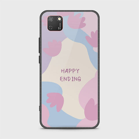 Huawei Y5p Cover - Happy Series - HQ Ultra Shine Premium Infinity Glass Soft Silicon Borders Case