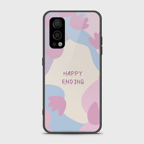 OnePlus Nord 2 Cover - Happy Series - HQ Ultra Shine Premium Infinity Glass Soft Silicon Borders Case