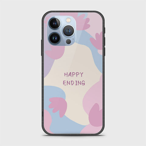 iPhone 13 Pro Cover - Happy Series - HQ Ultra Shine Premium Infinity Glass Soft Silicon Borders Case