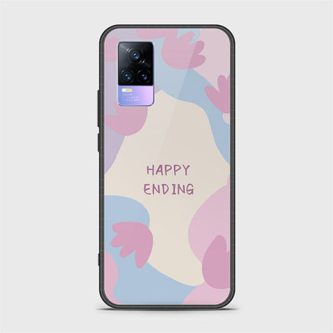 Vivo Y73 Cover - Happy Series - HQ Ultra Shine Premium Infinity Glass Soft Silicon Borders Case