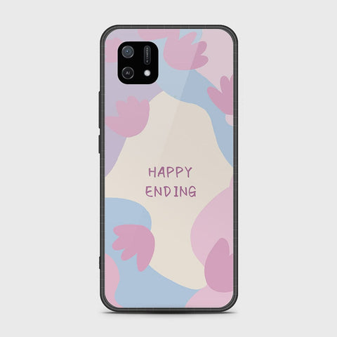 Oppo A16E Cover - Happy Series - HQ Ultra Shine Premium Infinity Glass Soft Silicon Borders Case