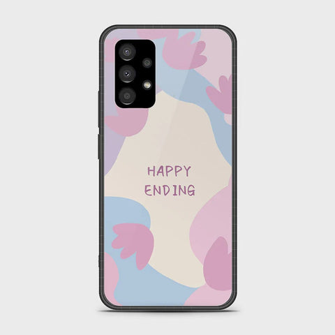 Samsung Galaxy A73 5G Cover - Happy Series - HQ Ultra Shine Premium Infinity Glass Soft Silicon Borders Case