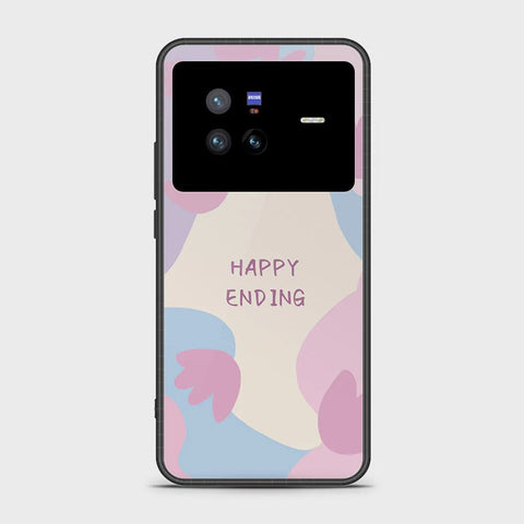 Vivo X80 Cover - Happy Series - HQ Ultra Shine Premium Infinity Glass Soft Silicon Borders Case