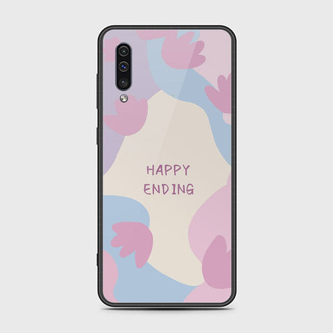 Samsung Galaxy A30s Cover - Happy Series - HQ Ultra Shine Premium Infinity Glass Soft Silicon Borders Case