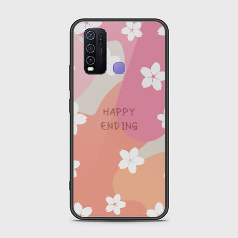 Vivo Y30 Cover - Happy Series - HQ Ultra Shine Premium Infinity Glass Soft Silicon Borders Case