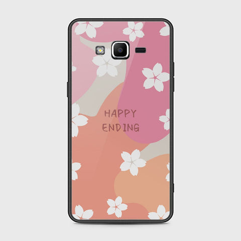 J2 Prime Cover - Happy Series - HQ Ultra Shine Premium Infinity Glass Soft Silicon Borders Case