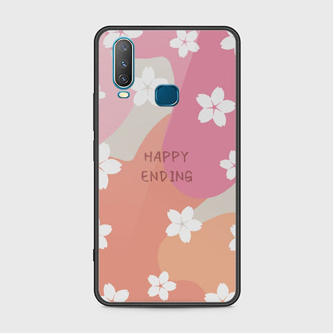 Vivo Y15 Cover - Happy Series - HQ Ultra Shine Premium Infinity Glass Soft Silicon Borders Case