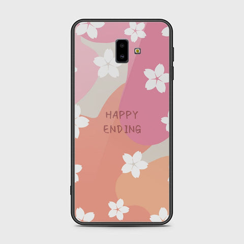 Samsung Galaxy J6 Plus 2018 Cover - Happy Series - HQ Ultra Shine Premium Infinity Glass Soft Silicon Borders Case