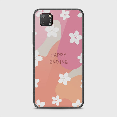 Huawei Y5p Cover - Happy Series - HQ Ultra Shine Premium Infinity Glass Soft Silicon Borders Case