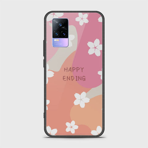 Vivo Y73 Cover - Happy Series - HQ Ultra Shine Premium Infinity Glass Soft Silicon Borders Case