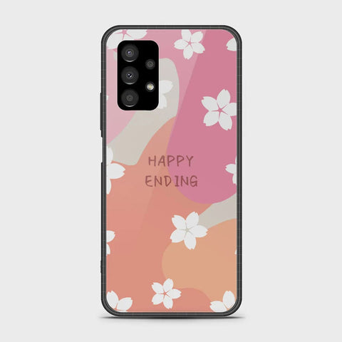 Samsung Galaxy A13 4G Cover - Happy Series - HQ Ultra Shine Premium Infinity Glass Soft Silicon Borders Case