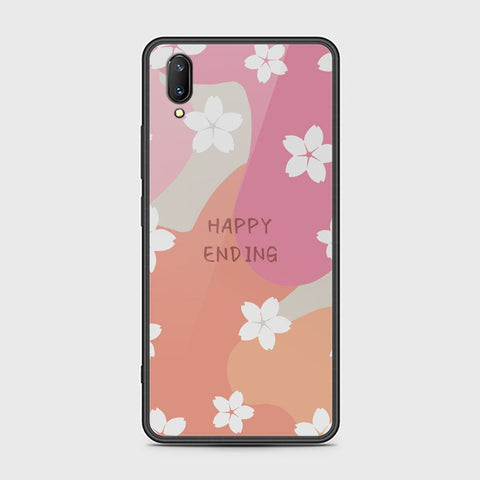 Vivo V11 Pro Cover - Happy Series - HQ Ultra Shine Premium Infinity Glass Soft Silicon Borders Case