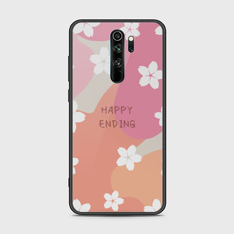 Xiaomi Redmi Note 8 Pro Cover - Happy Series - HQ Ultra Shine Premium Infinity Glass Soft Silicon Borders Case