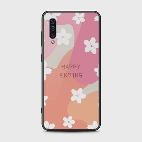 Samsung Galaxy A30s Cover - Happy Series - HQ Ultra Shine Premium Infinity Glass Soft Silicon Borders Case