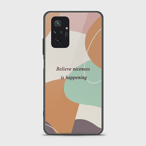 Xiaomi Redmi Note 10 Pro 4G Cover - Happy Series - HQ Ultra Shine Premium Infinity Glass Soft Silicon Borders Case