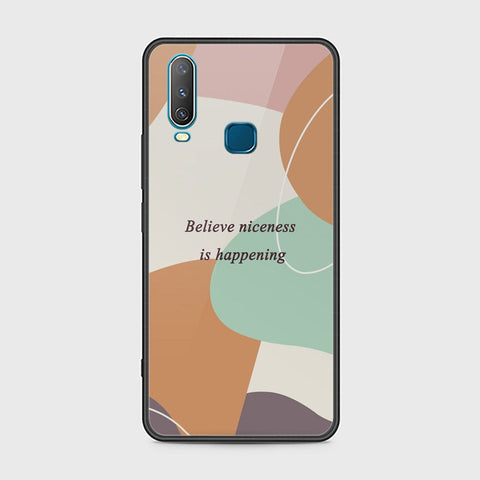 Vivo Y12 Cover - Happy Series - HQ Ultra Shine Premium Infinity Glass Soft Silicon Borders Case