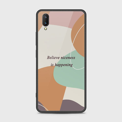 Vivo V11 Pro Cover - Happy Series - HQ Ultra Shine Premium Infinity Glass Soft Silicon Borders Case