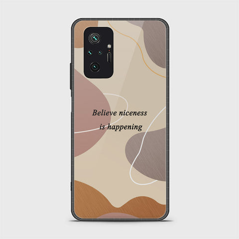 Xiaomi Redmi Note 10 Pro 4G Cover - Happy Series - HQ Ultra Shine Premium Infinity Glass Soft Silicon Borders Case