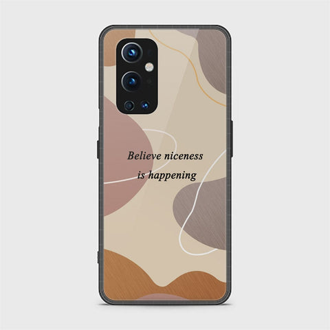 OnePlus 9 Pro Cover - Happy Series - HQ Ultra Shine Premium Infinity Glass Soft Silicon Borders Case