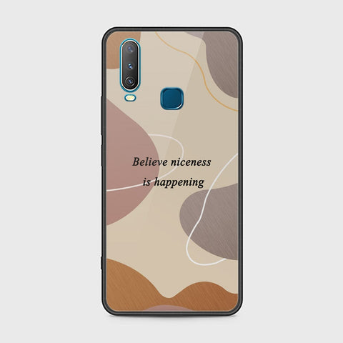 Vivo Y12 Cover - Happy Series - HQ Ultra Shine Premium Infinity Glass Soft Silicon Borders Case