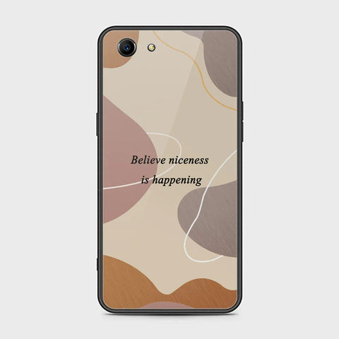 Oppo A83 Cover - Happy Series - HQ Ultra Shine Premium Infinity Glass Soft Silicon Borders Case