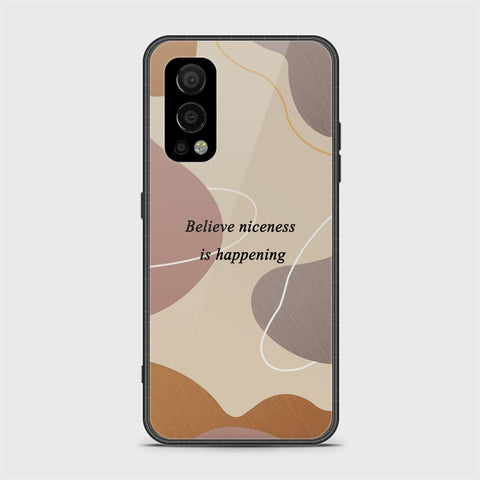 OnePlus Nord 2 Cover - Happy Series - HQ Ultra Shine Premium Infinity Glass Soft Silicon Borders Case