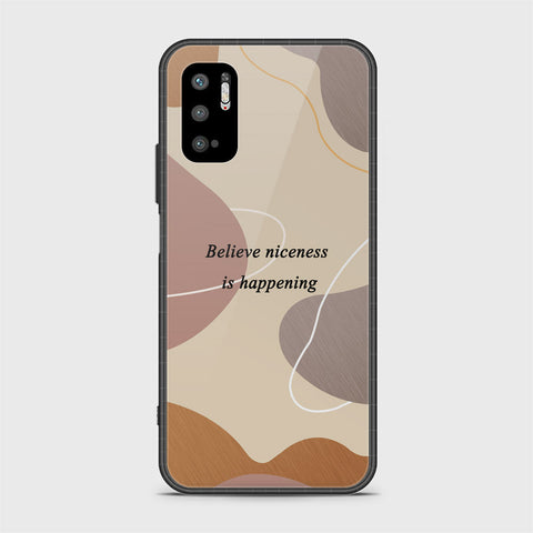 Xiaomi Redmi Note 10 5G Cover - Happy Series - HQ Ultra Shine Premium Infinity Glass Soft Silicon Borders Case