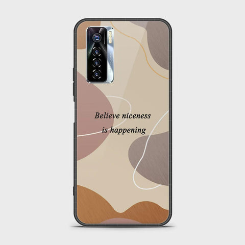 Tecno Camon 17 Pro Cover - Happy Series - HQ Ultra Shine Premium Infinity Glass Soft Silicon Borders Case