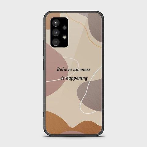 Samsung Galaxy A73 5G Cover - Happy Series - HQ Ultra Shine Premium Infinity Glass Soft Silicon Borders Case