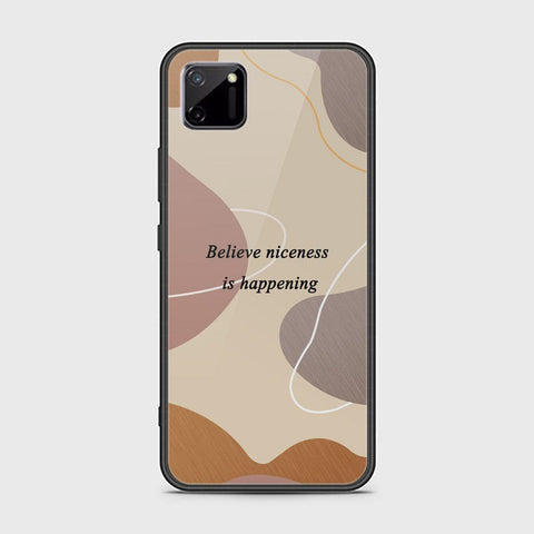 Realme C11 Cover - Happy Series - HQ Ultra Shine Premium Infinity Glass Soft Silicon Borders Case