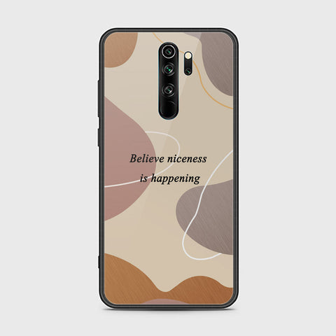 Xiaomi Redmi Note 8 Pro Cover - Happy Series - HQ Ultra Shine Premium Infinity Glass Soft Silicon Borders Case