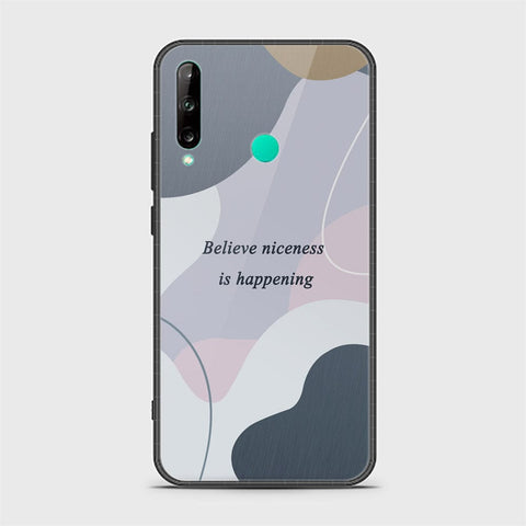 Huawei P40 lite E Cover - Happy Series - HQ Ultra Shine Premium Infinity Glass Soft Silicon Borders Case