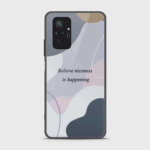 Xiaomi Redmi Note 10 Pro 4G Cover - Happy Series - HQ Ultra Shine Premium Infinity Glass Soft Silicon Borders Case