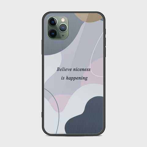 iPhone 11 Pro Cover - Happy Series - HQ Ultra Shine Premium Infinity Glass Soft Silicon Borders Case