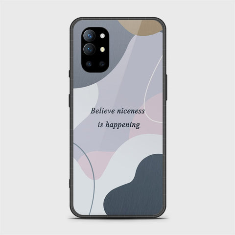 OnePlus 9R Cover - Happy Series - HQ Ultra Shine Premium Infinity Glass Soft Silicon Borders Case