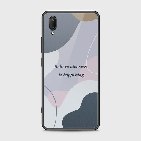 Vivo V11 Pro Cover - Happy Series - HQ Ultra Shine Premium Infinity Glass Soft Silicon Borders Case