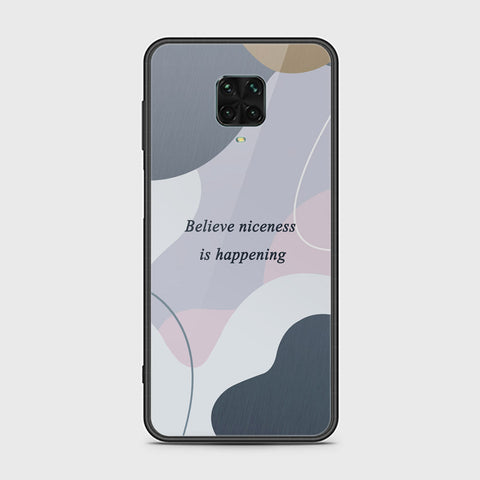 Xiaomi Redmi Note 9S Cover - Happy Series - HQ Ultra Shine Premium Infinity Glass Soft Silicon Borders Case