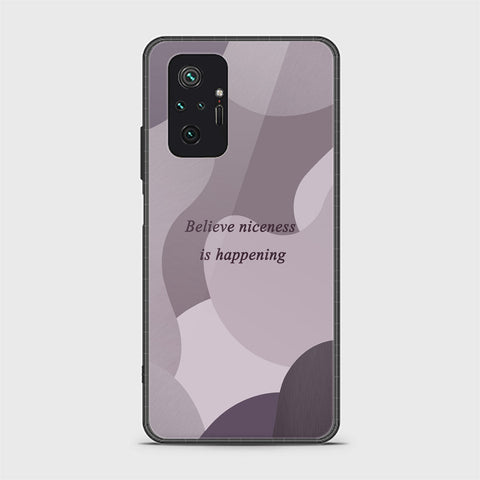 Xiaomi Redmi Note 10 Pro 4G Cover - Happy Series - HQ Ultra Shine Premium Infinity Glass Soft Silicon Borders Case