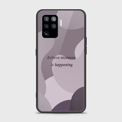 Oppo F19 Pro Cover - Happy Series - HQ Ultra Shine Premium Infinity Glass Soft Silicon Borders Case