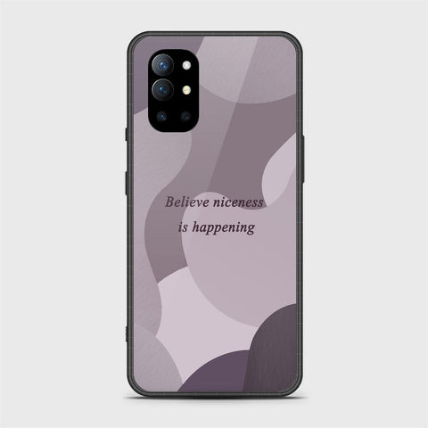 OnePlus 9R Cover - Happy Series - HQ Ultra Shine Premium Infinity Glass Soft Silicon Borders Case